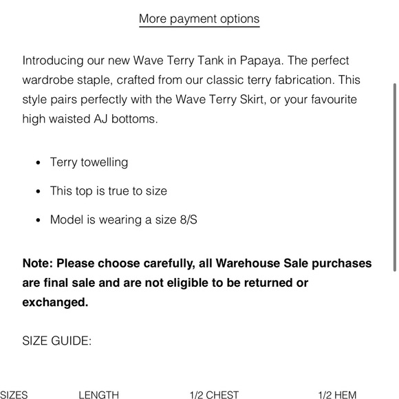 Araminta James Wave Terry Tank - Picture 6 of 10